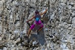 © Sue Best  <em>Climbing Malham Cove</em>