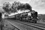 © John Bentley  <em>Steaming through Settle</em>