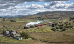 © John Cooper-Smith  <em>Double header past Wensleydale</em>