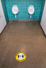 © John Bentley  <em>Social-distancing gents toilet</em>