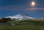 © John Bentley  <em>Pen-y-ghent by moonlight</em>