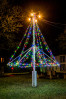 © Malcolm Walker  <em>Long Preston Maypole lights</em>