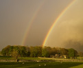 © Harry Pinkerton  <em>Rainbow over Fell End</em>