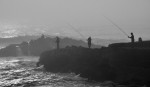 © Chris Chandler  <em>Fishing in the fog</em>