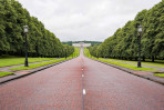 © Malcolm Walker  <em>Stormont, Belfast  ....'The Mile' (Prince of Wales Avenue & red-twigged limes)</em>