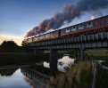 © John Cooper-Smith  <em>River Aire sunset</em>