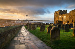 © John Bentley  <em>Winter afternoon in Whitby (A3)</em>