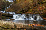 © Peter Robinson  <em>Autumn at Scaleber Force A3</em>