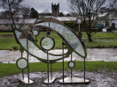 © Sue Best  <em>Leaping Salmon Sculpture</em>