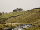 © Harry Pinkerton  <em>Blea Moor signal Box under repair</em>