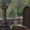 © Rodney Dinnen  <em>Lamb among tombstones Downham Village</em>