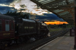 © Alan Ward  <em>Sunset at Hellifield</em>