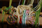 © Chris Chandler  <em>Warp threads</em>
