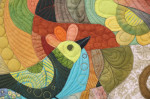 © Elaine Newington Ward  <em>Embroidery collage  detail</em>