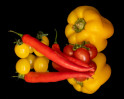 © Graham Wood  <em>Veggies in Black</em>
