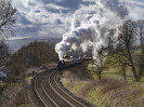 © John Cooper-Smith  <em>A Black 5 leaves Hellifield  *</em>