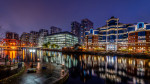 © Edwin Howson  <em>Liverpool Dock at Night</em>