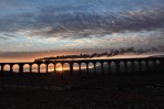 © John Cooper-Smith  <em>sunset at Ribblehead</em>