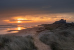 &copy; Andy Best&nbsp;&nbsp;<em>Bamburgh Castle Sunrise A3</em>