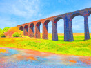 &copy; Chris Chandler&nbsp;&nbsp;<em>David Hockney at Ribblehead</em>