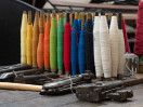 &copy; Sue Best&nbsp;&nbsp;<em>Colourful Flying Shuttles</em>
