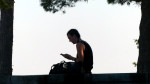 &copy; Alan Ward&nbsp;&nbsp;<em>Girl on Phone</em>
