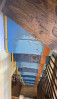 &copy; Rodney Dinnen&nbsp;&nbsp;<em>Cobbles and Clay café stairs</em>