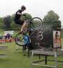 © Gill Pinkerton  <em>Thrilling BMX jump at Ingleton Gala</em>